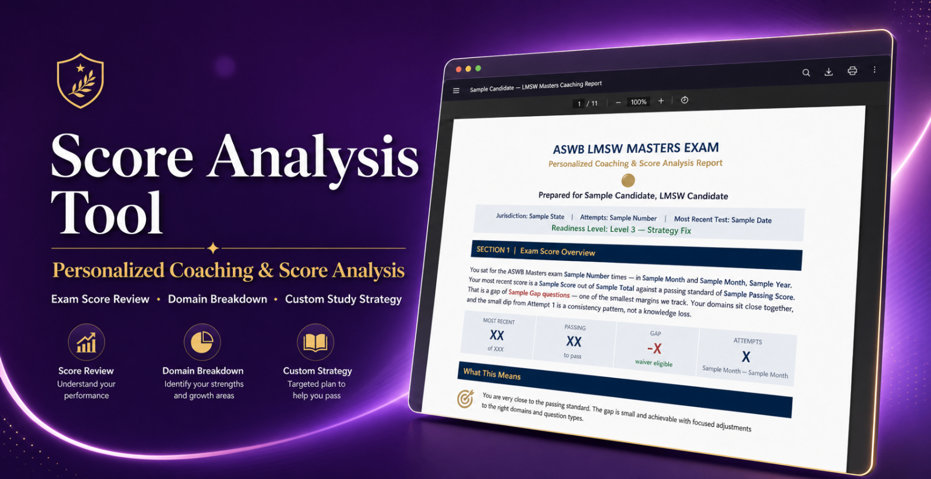 Score Analysis Tool preview